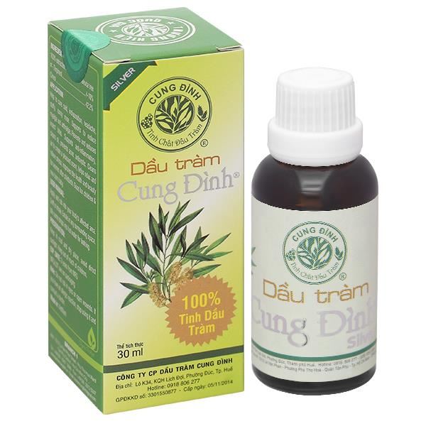 Dầu tràm Cung Đình Silver phòng chống cảm lạnh, cảm cúm, giúp giữ ấm cơ thể